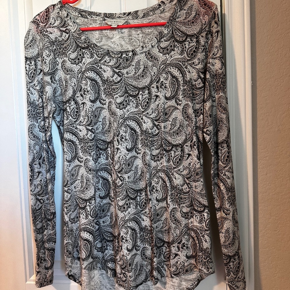 Paisley pattern Lucky Brand Top